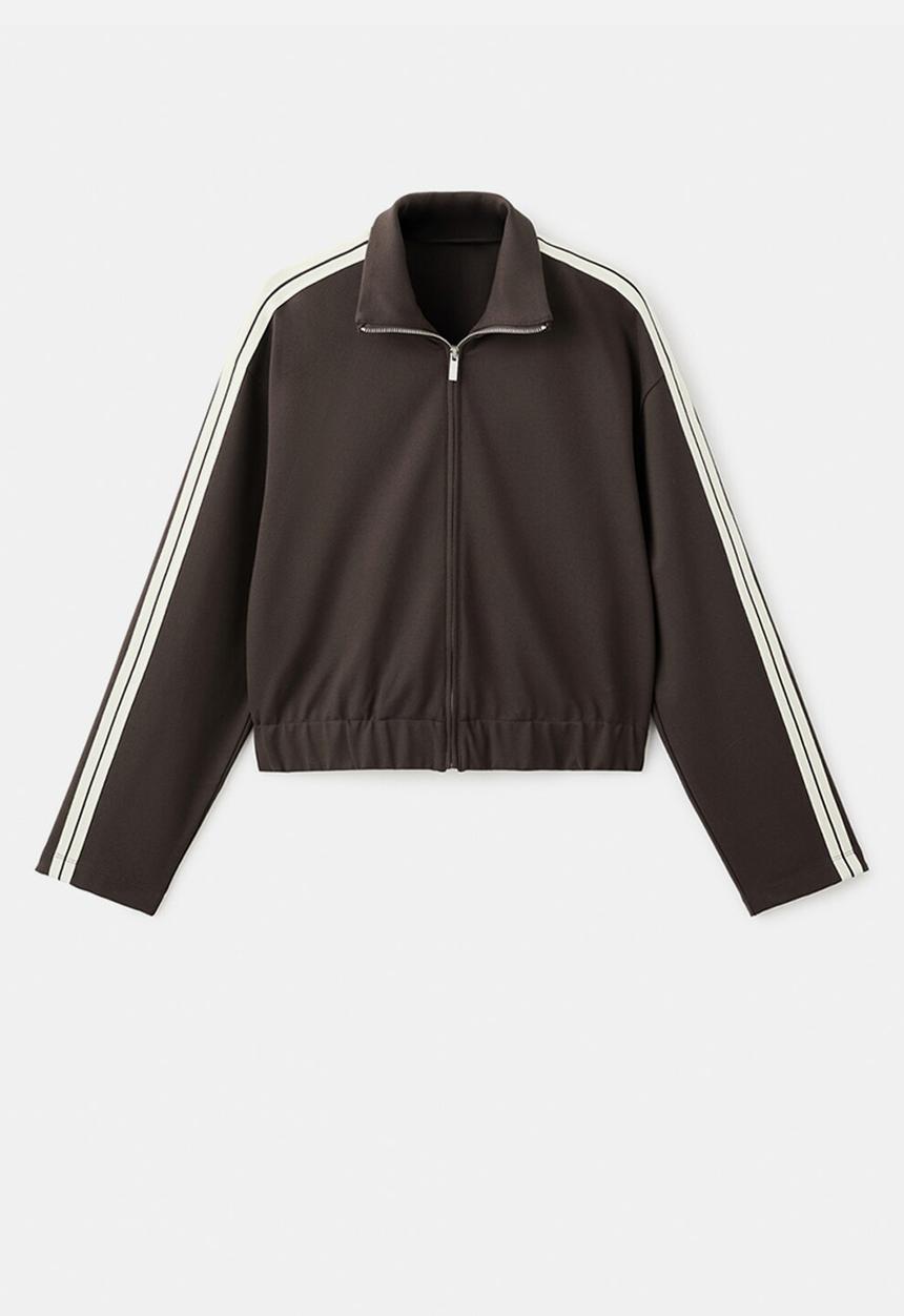 MANGO - Sweatshirt tri - brown