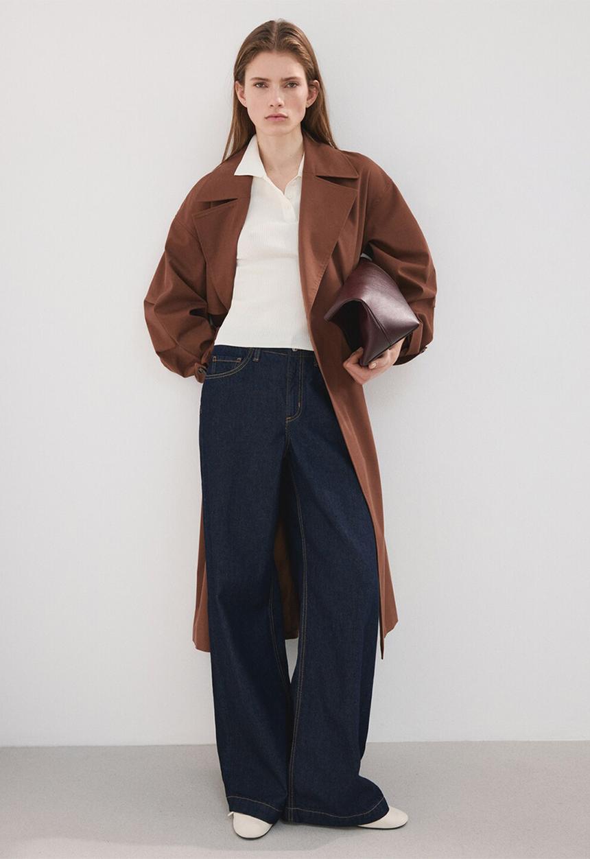 MANGO - Jeans lia- open blue