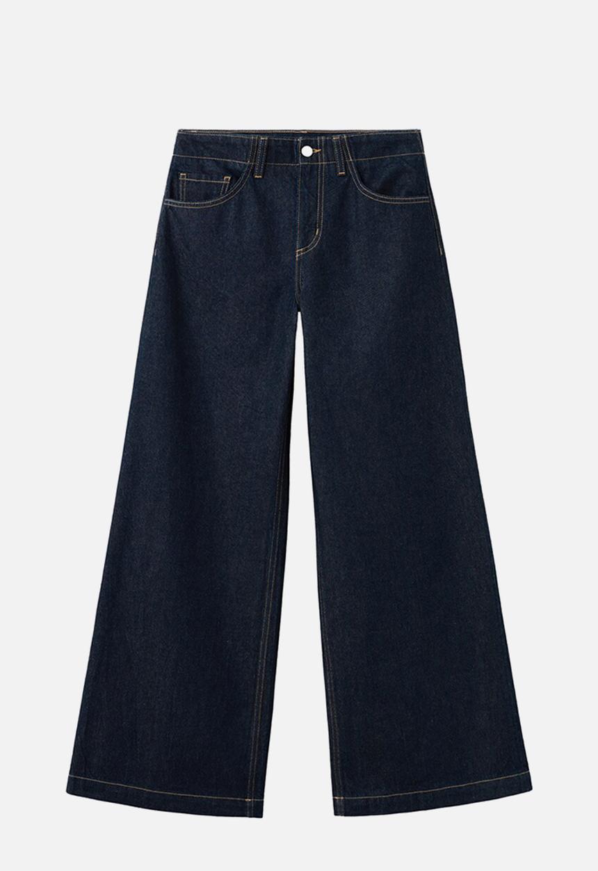 MANGO - Jeans lia- open blue