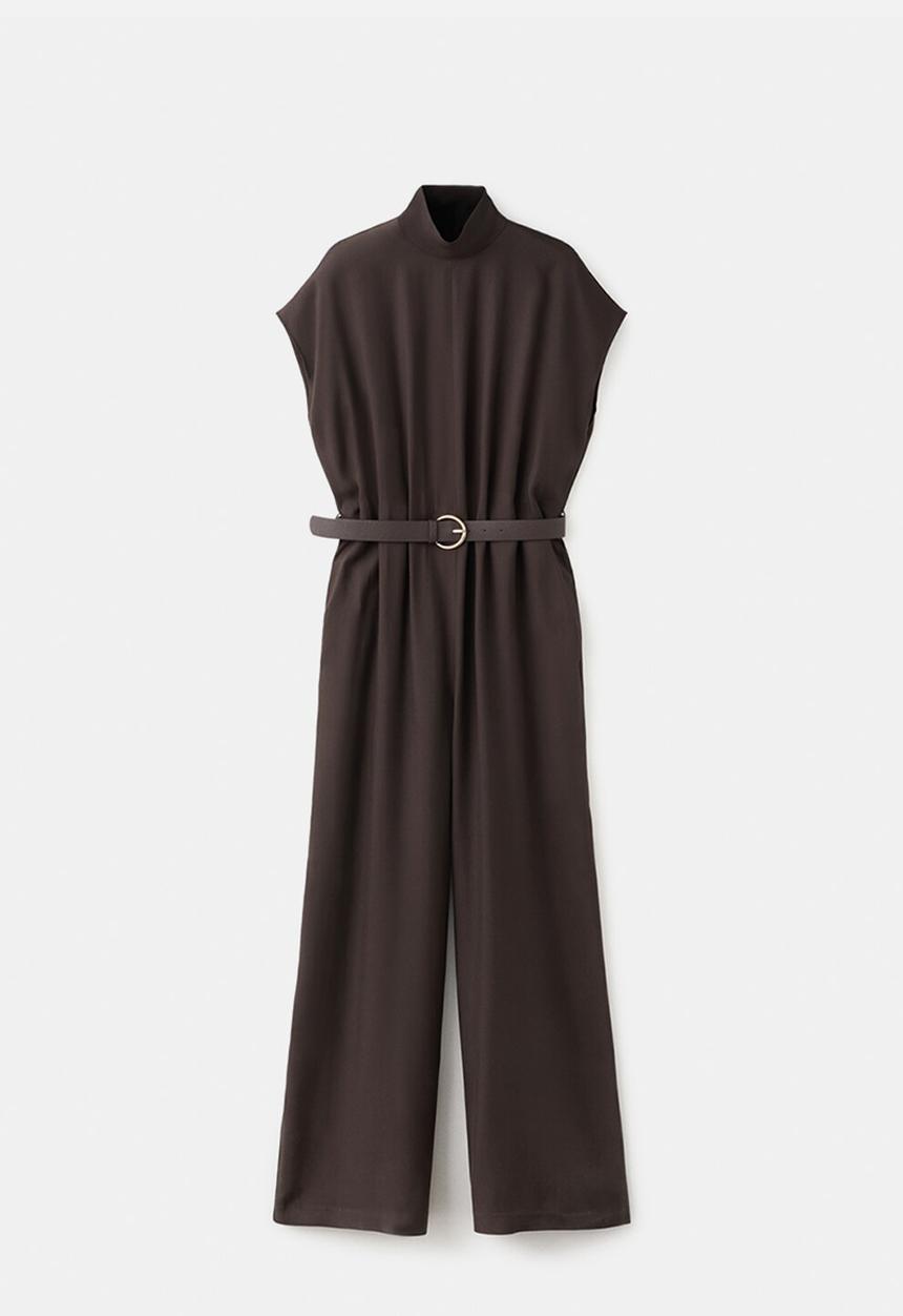 MANGO - Jumpsuit vera- dark brown