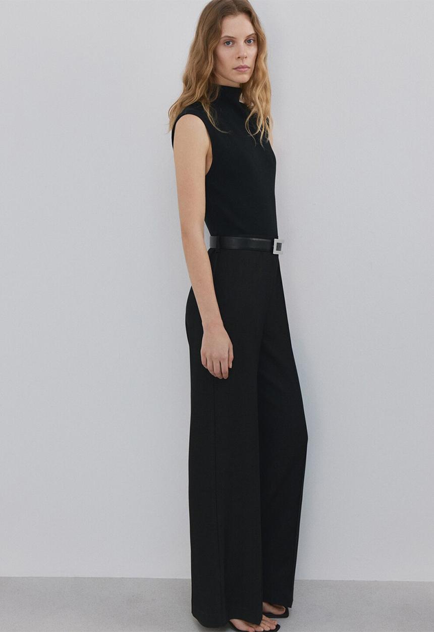MANGO - Jumpsuit gabi- black