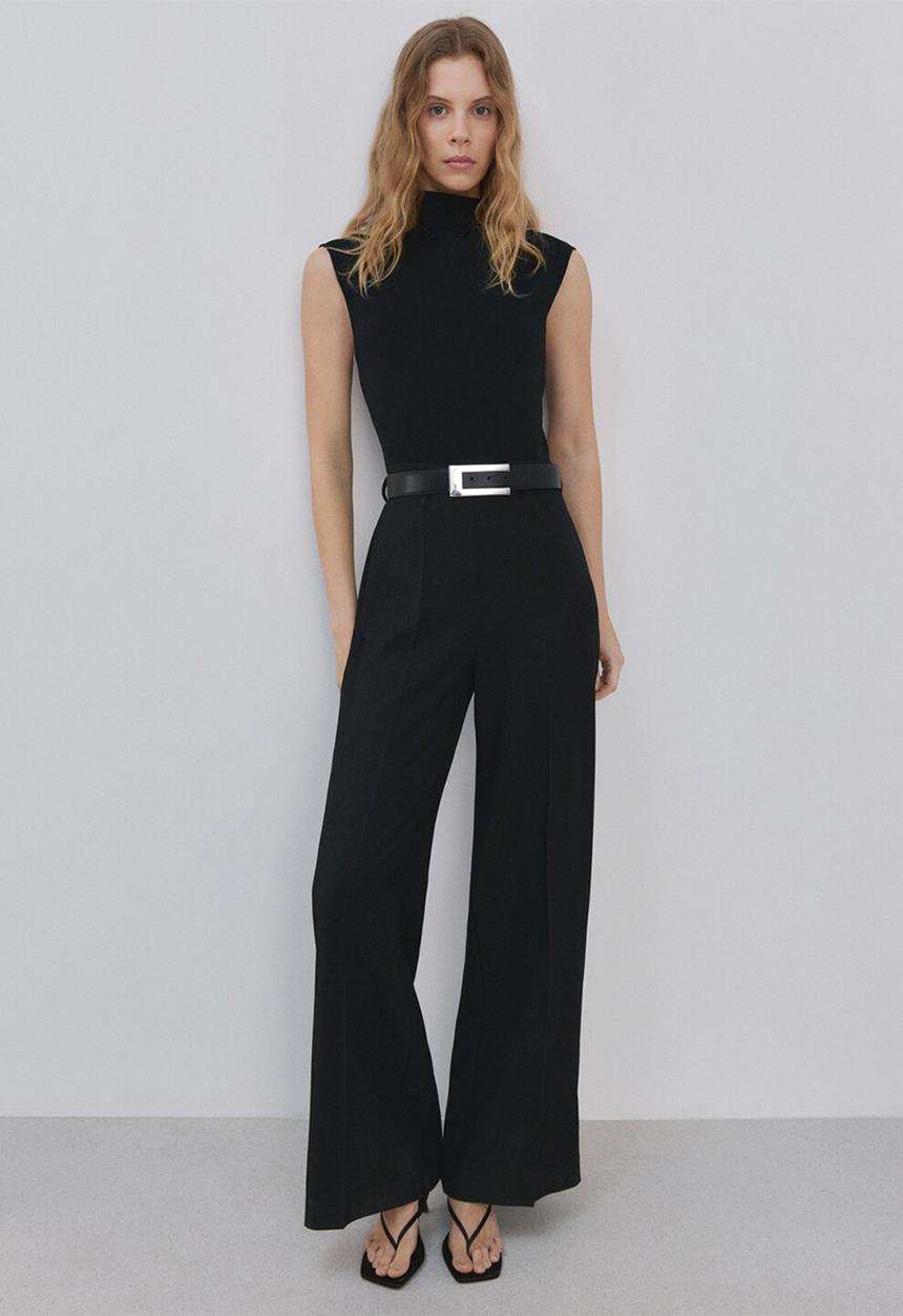 MANGO - Jumpsuit gabi- black