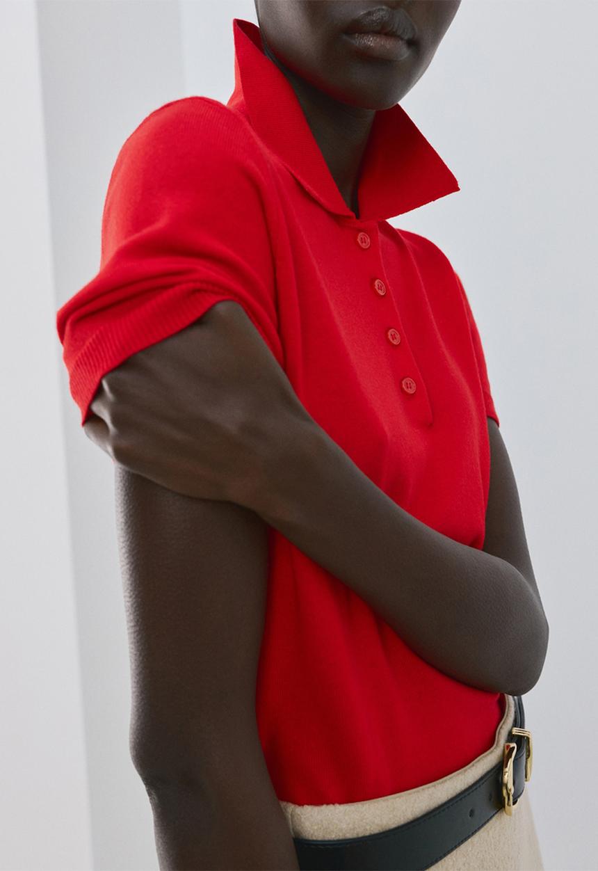MANGO - Sweater surimi- red
