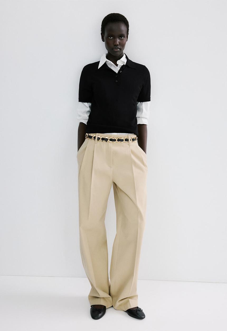 MANGO - Sweater surimi- black