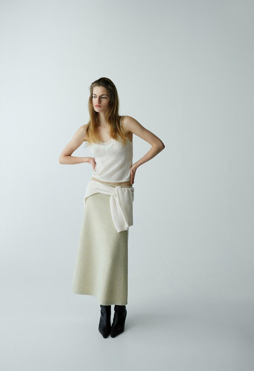 MANGO - Top encarna- light beige