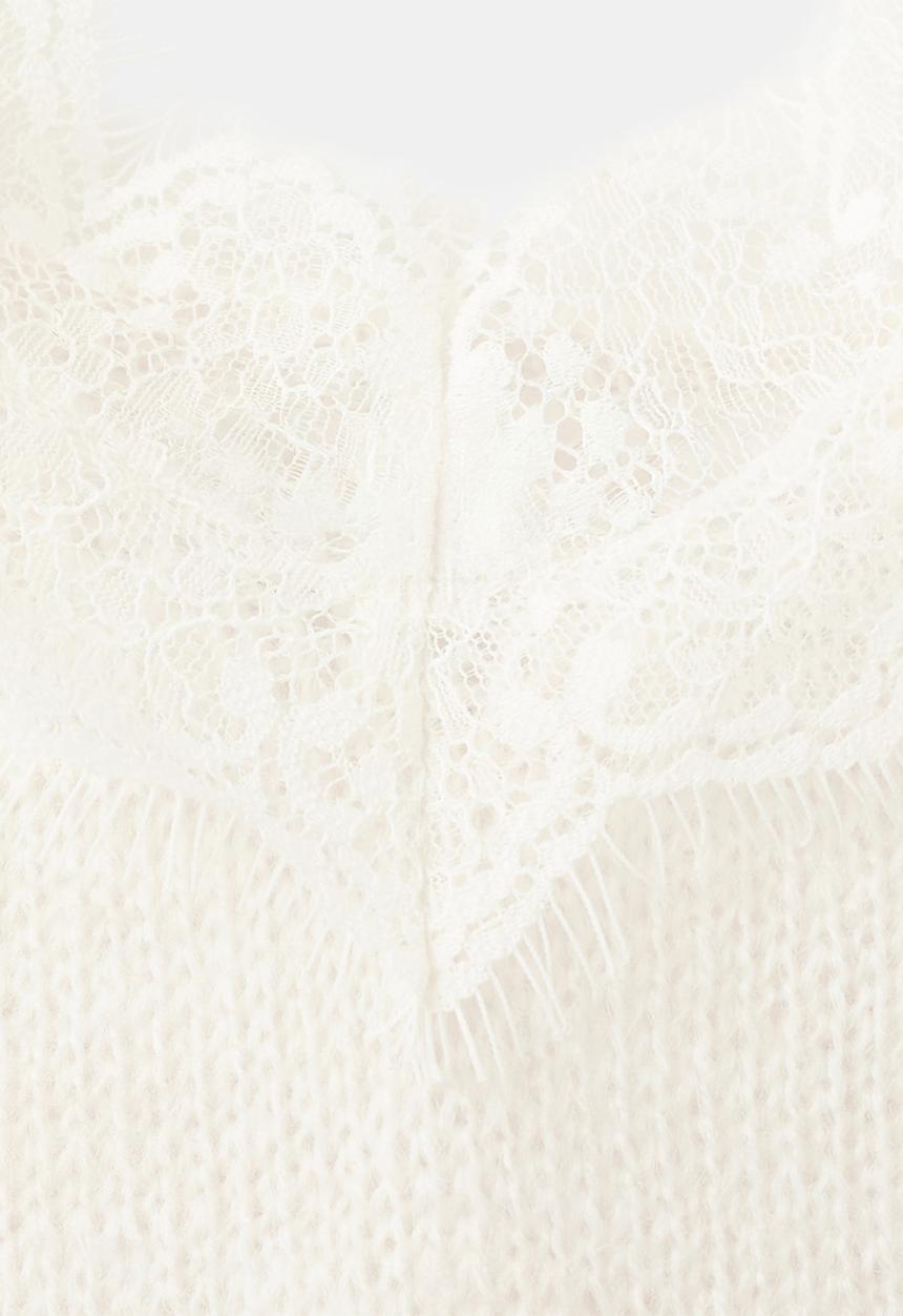 MANGO - Top encarna- light beige