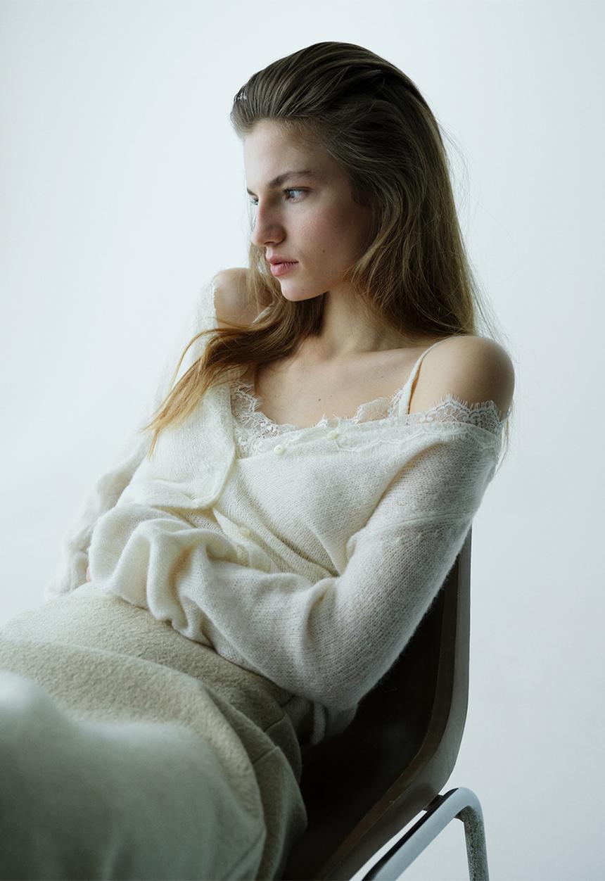 MANGO - Top encarna- light beige