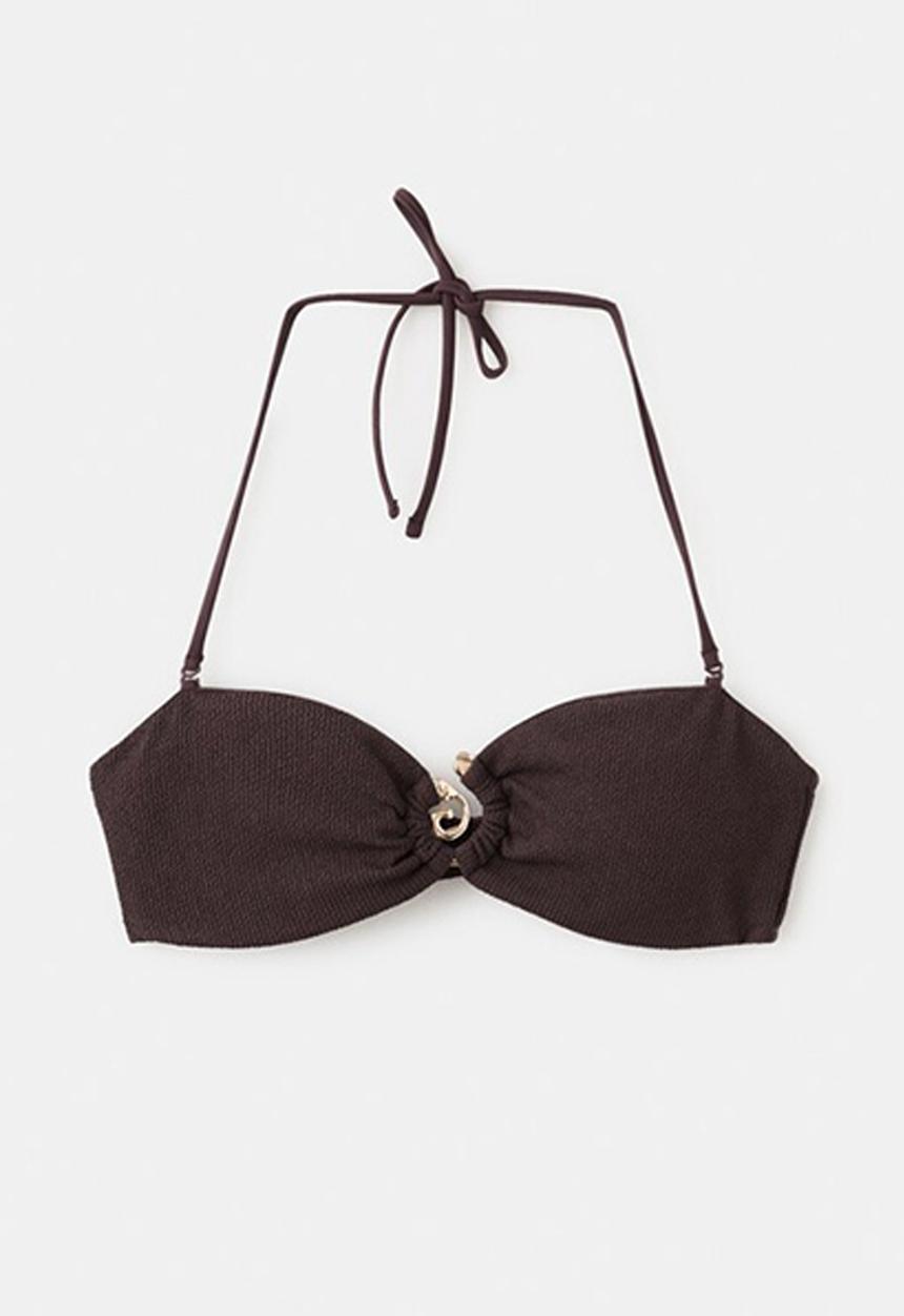 MANGO - Bikini top sifnos- brown