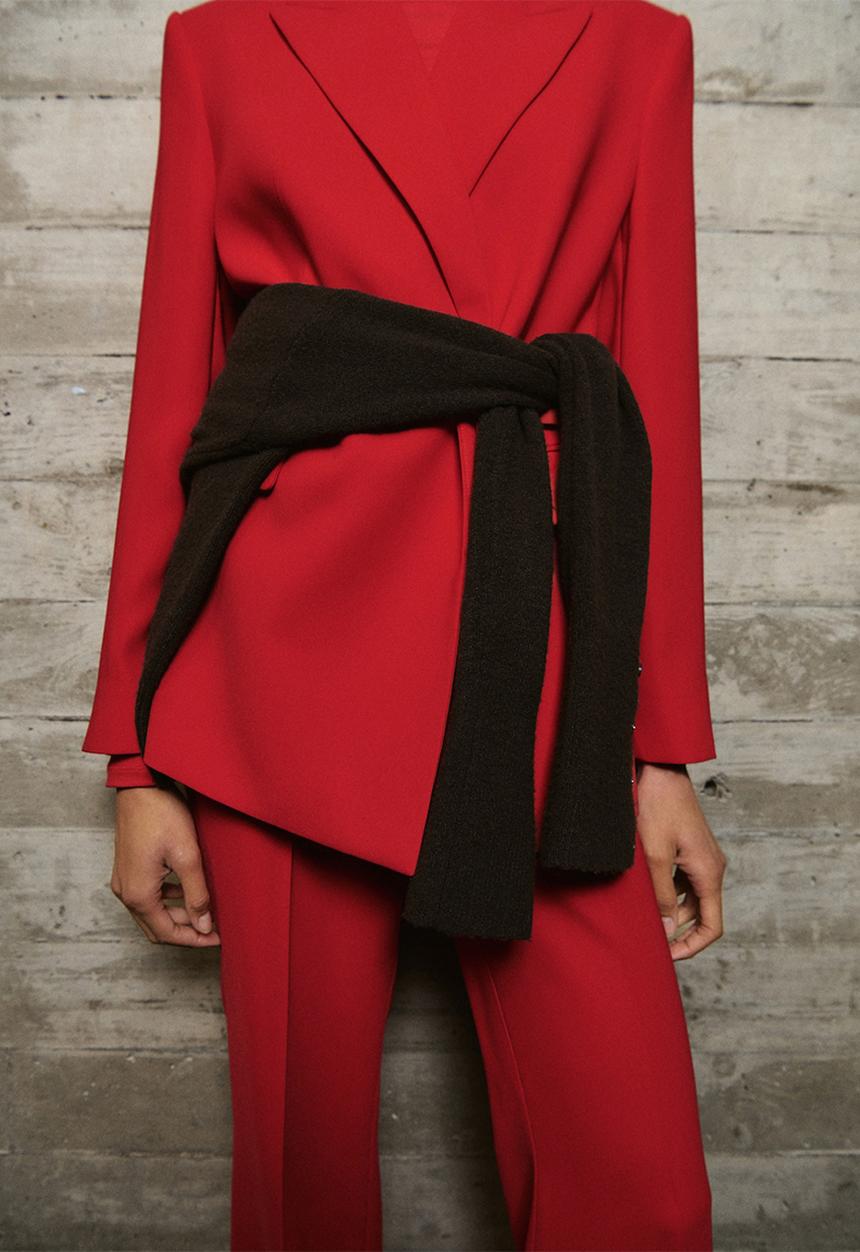 MANGO - Blazer iguana- red