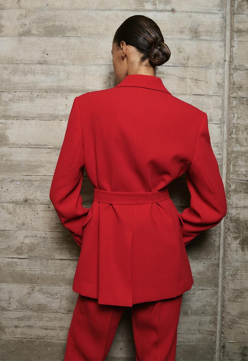MANGO - Blazer iguana- red