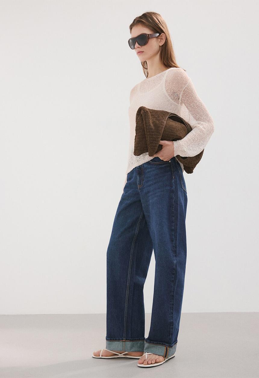 MANGO - Jeans eugenie - open blue