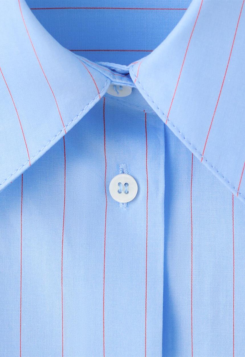 MANGO - Shirt regu  -  medium blue