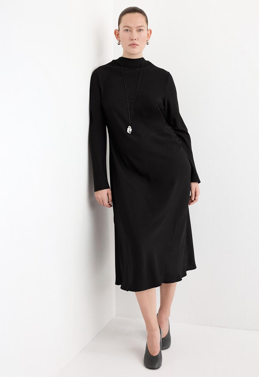 MANGO - Dress timothee- black