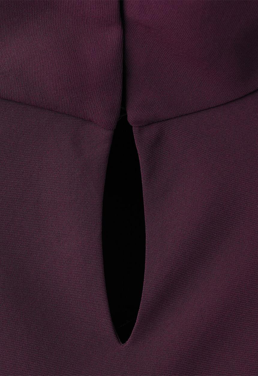 MANGO - Dress coco- dark red