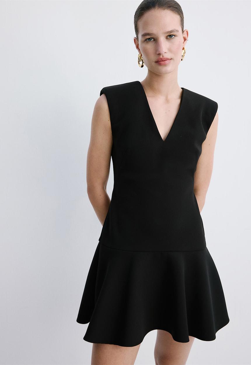MANGO - Dress landis- black