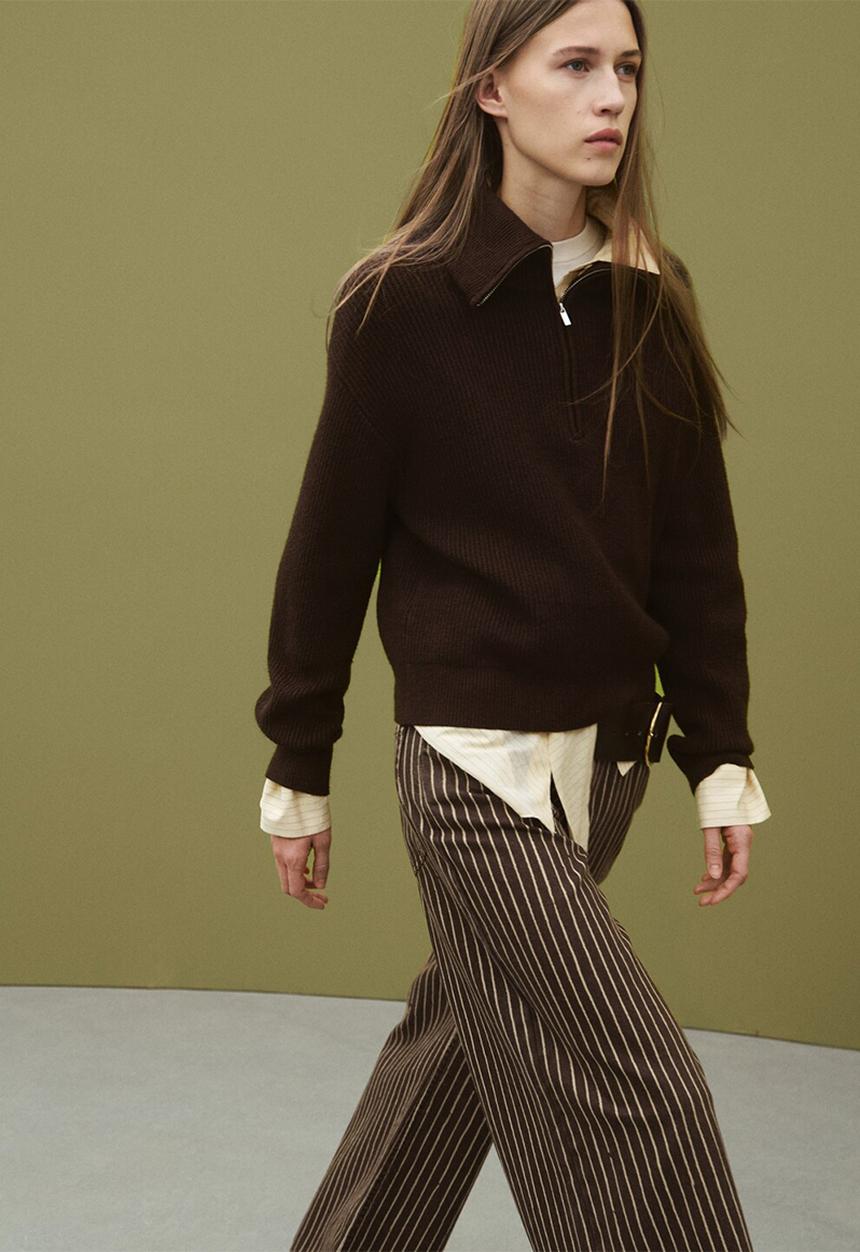 MANGO - Jeans florchi- dark brown