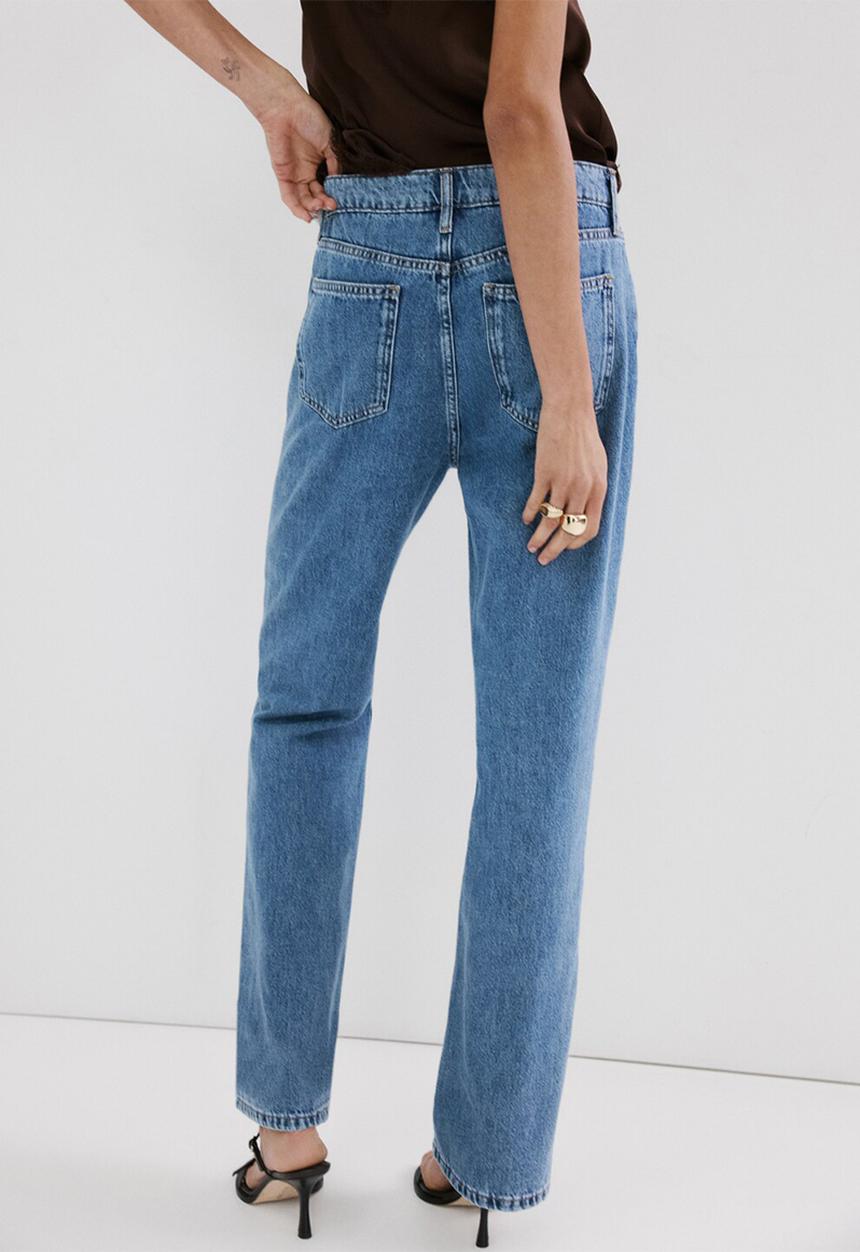MANGO - Jeans matilda- open blue