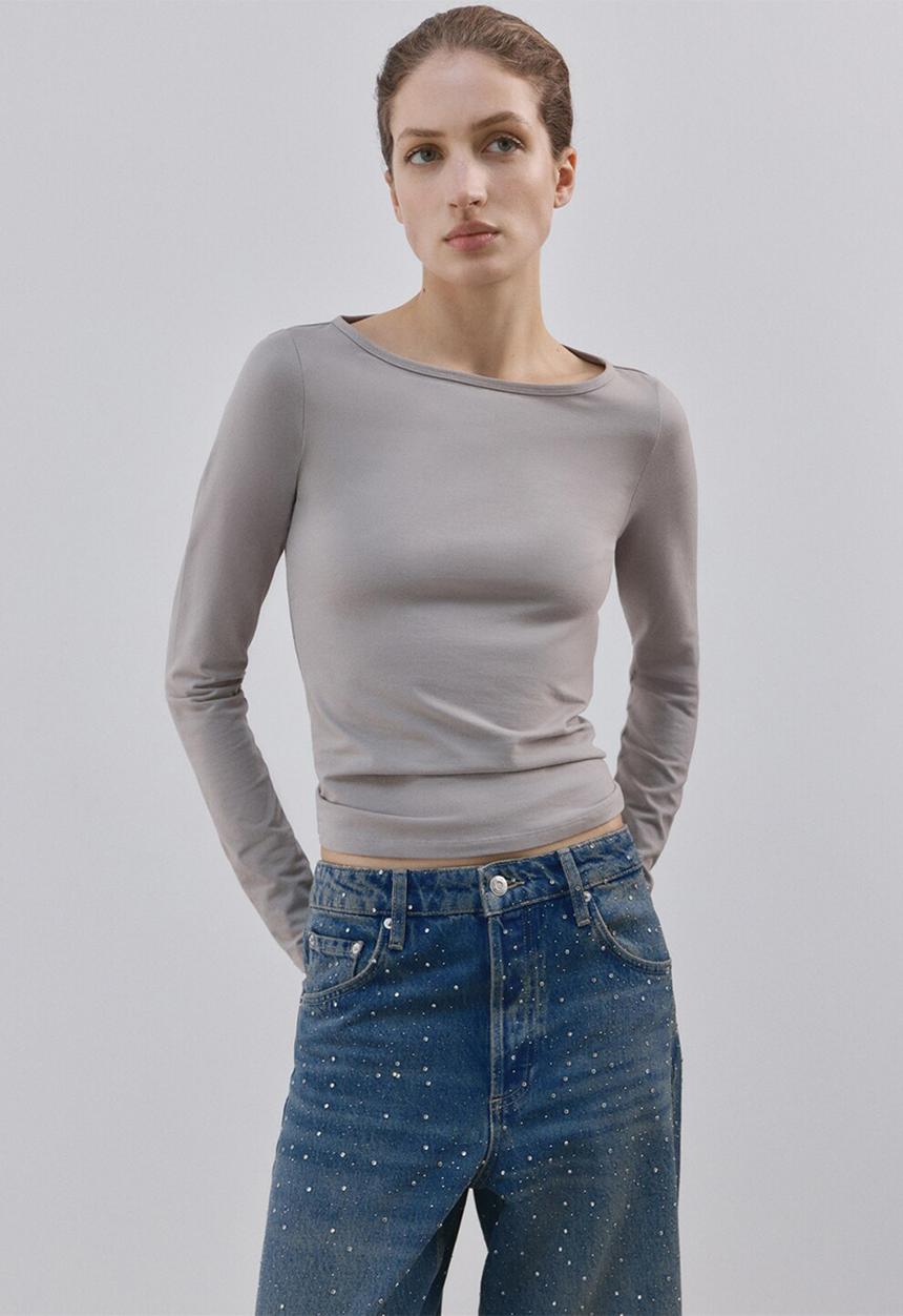 MANGO - Jeans caribe- open blue