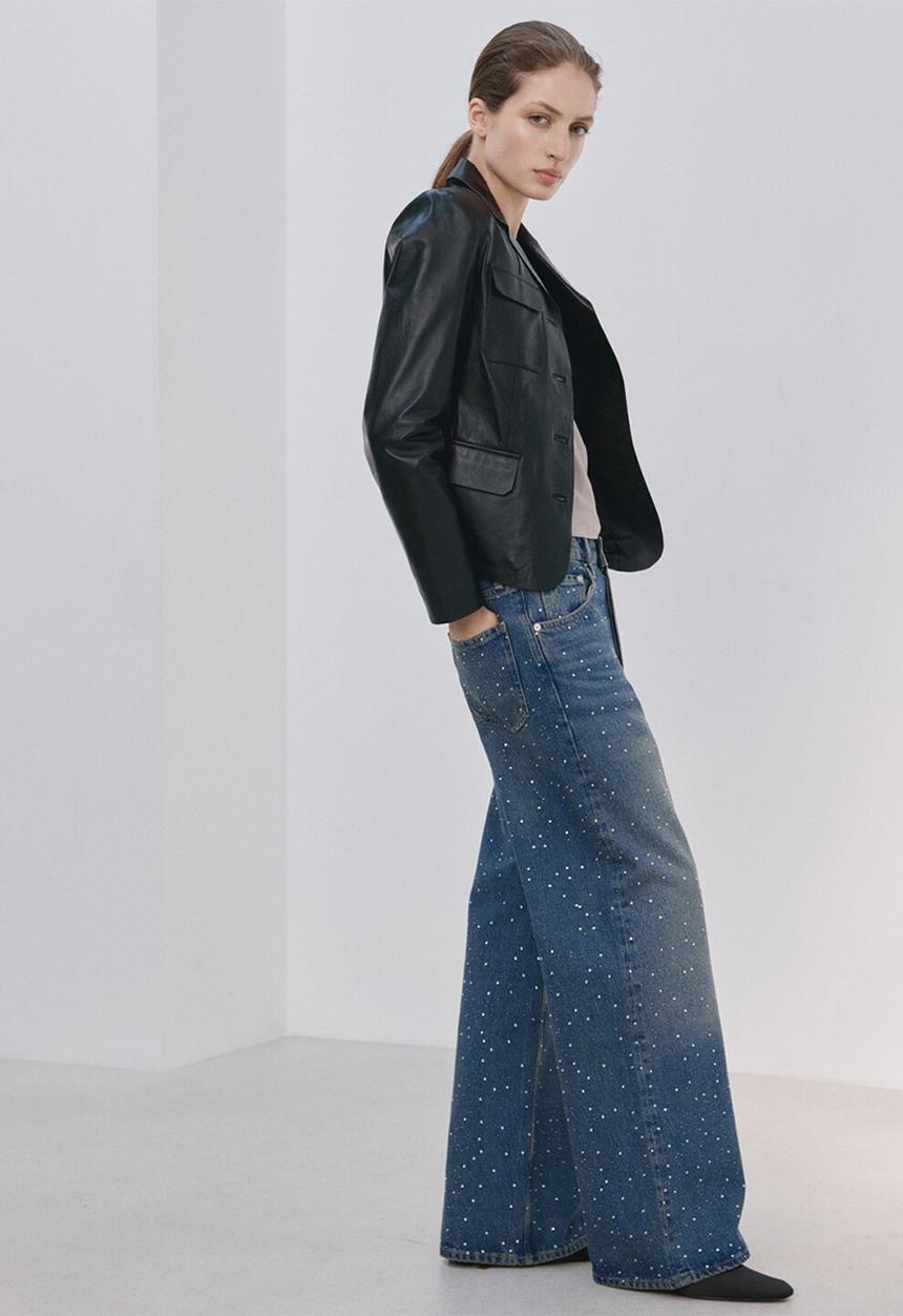 MANGO - Jeans caribe- open blue