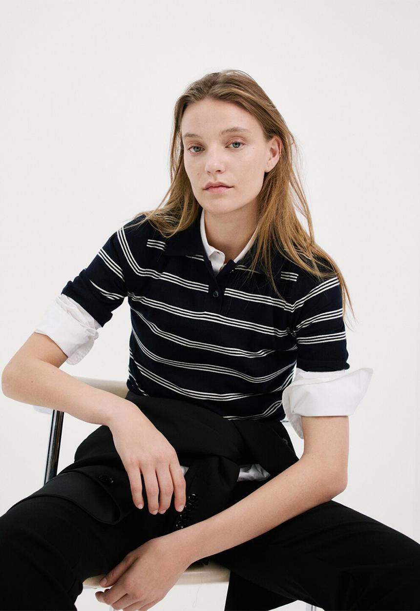 MANGO - Sweater luccamc- navy