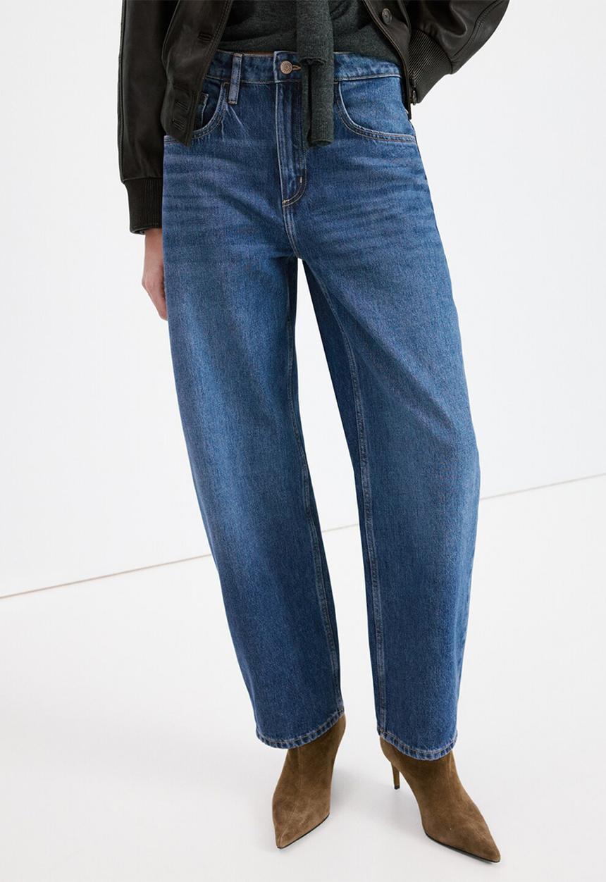 MANGO - Jeans bet  -  open blue