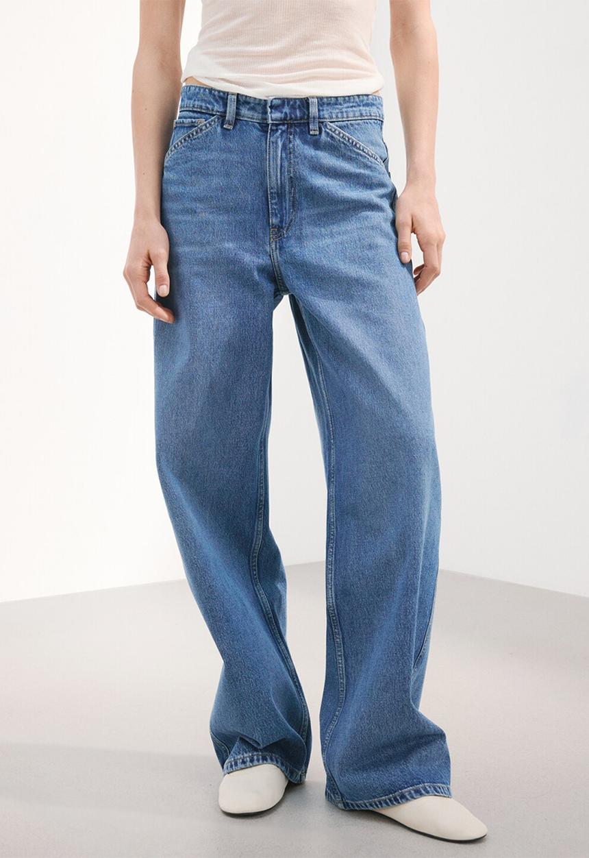 MANGO - Jeans blues- open blue