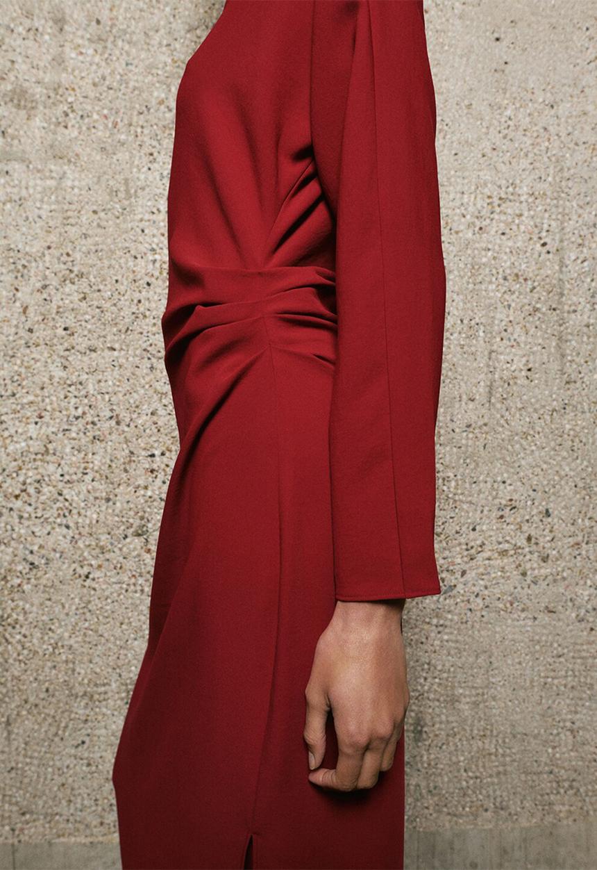 MANGO - Dress bety2- red