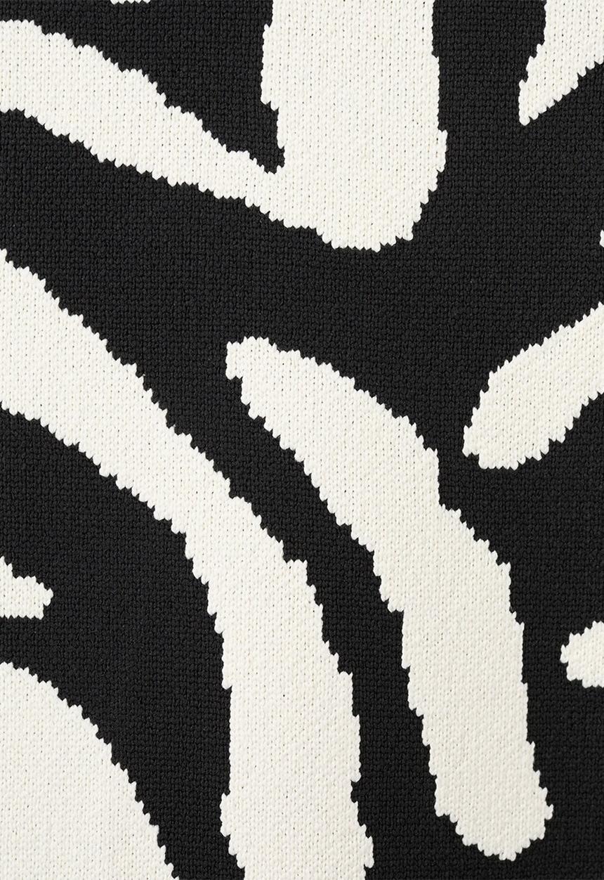 MANGO - Knitwear Top Cebrina- black