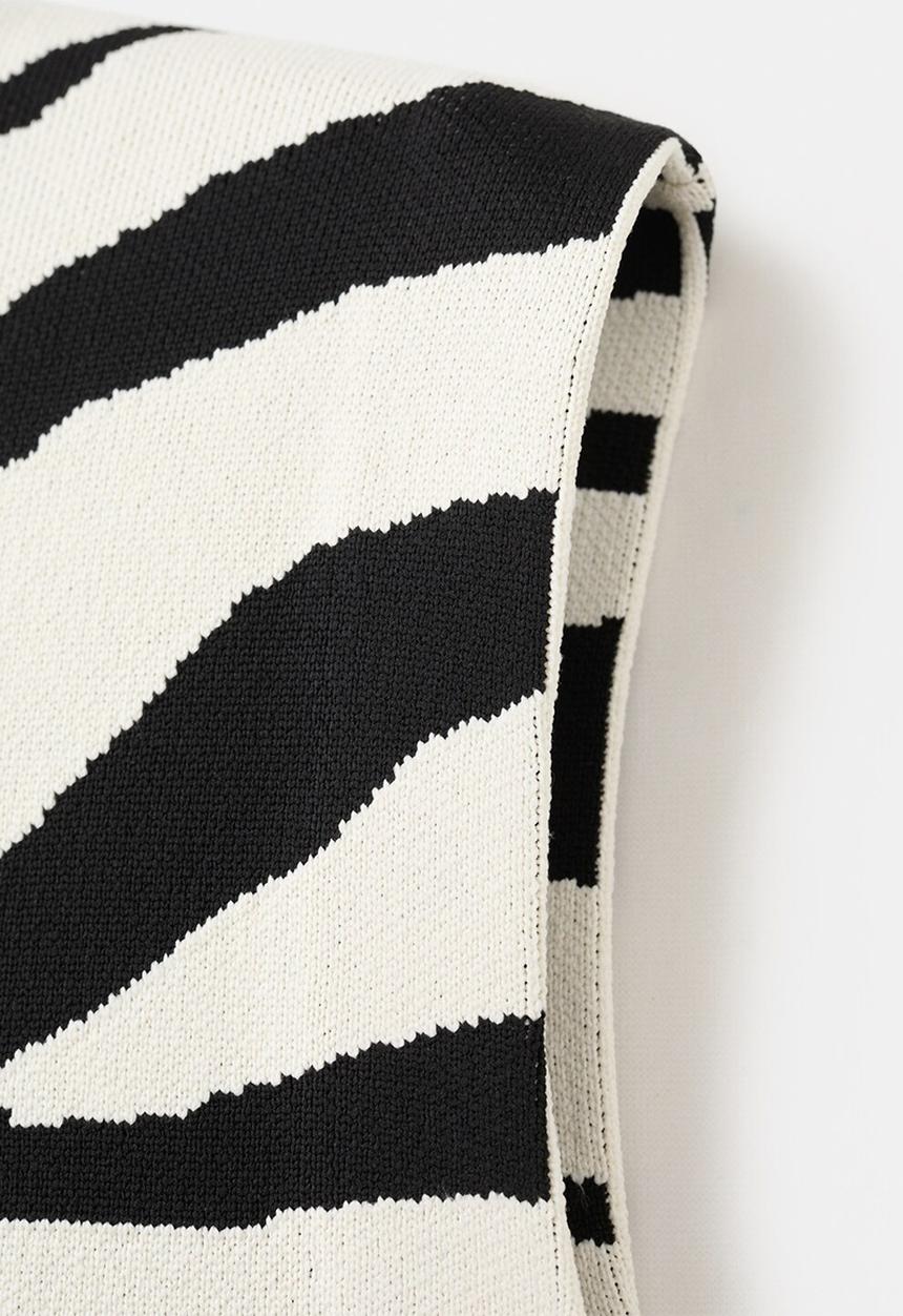 MANGO - Knitwear Top Cebrina- black