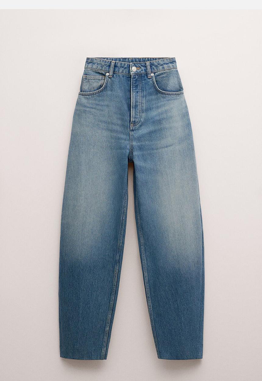 MANGO - Jeans leena- open blue