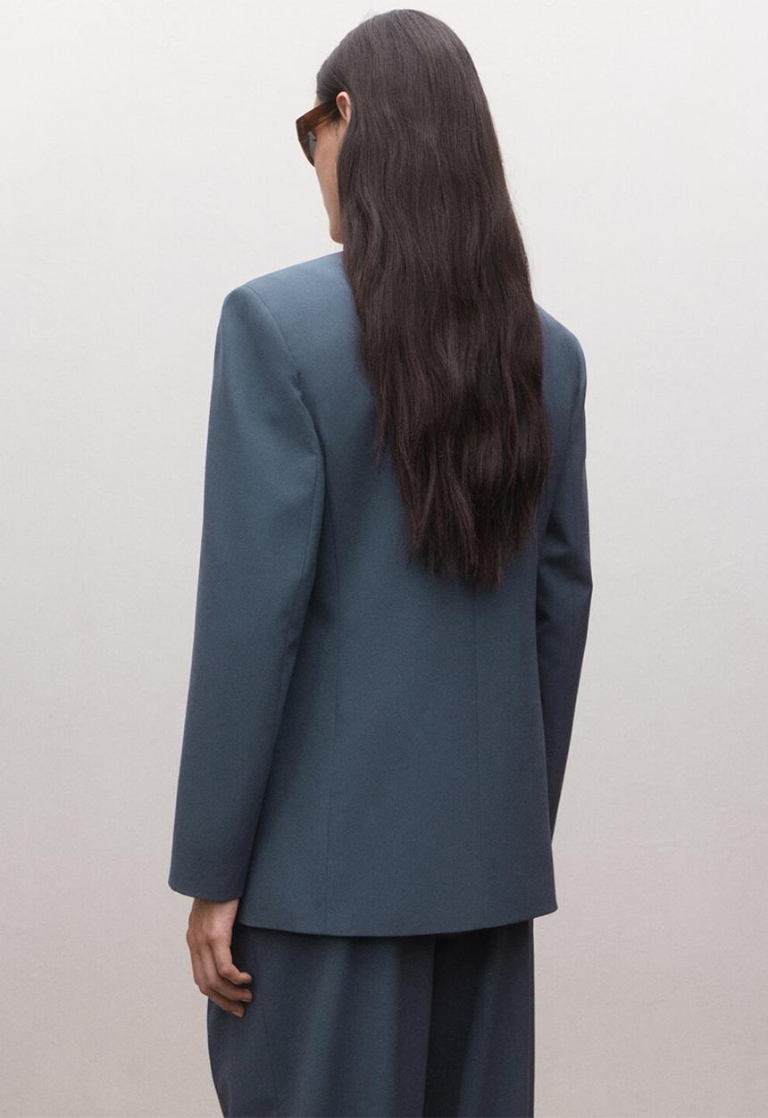 MANGO - Blazer uma- medium blue