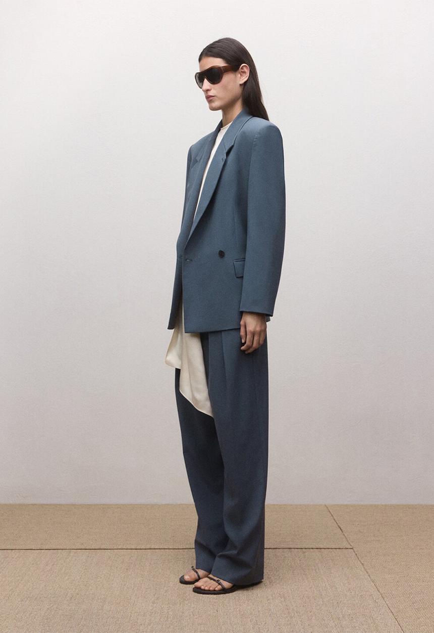 MANGO - Blazer uma- medium blue