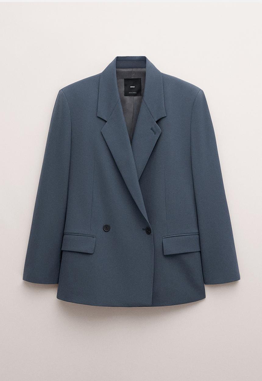 MANGO - Blazer uma- medium blue