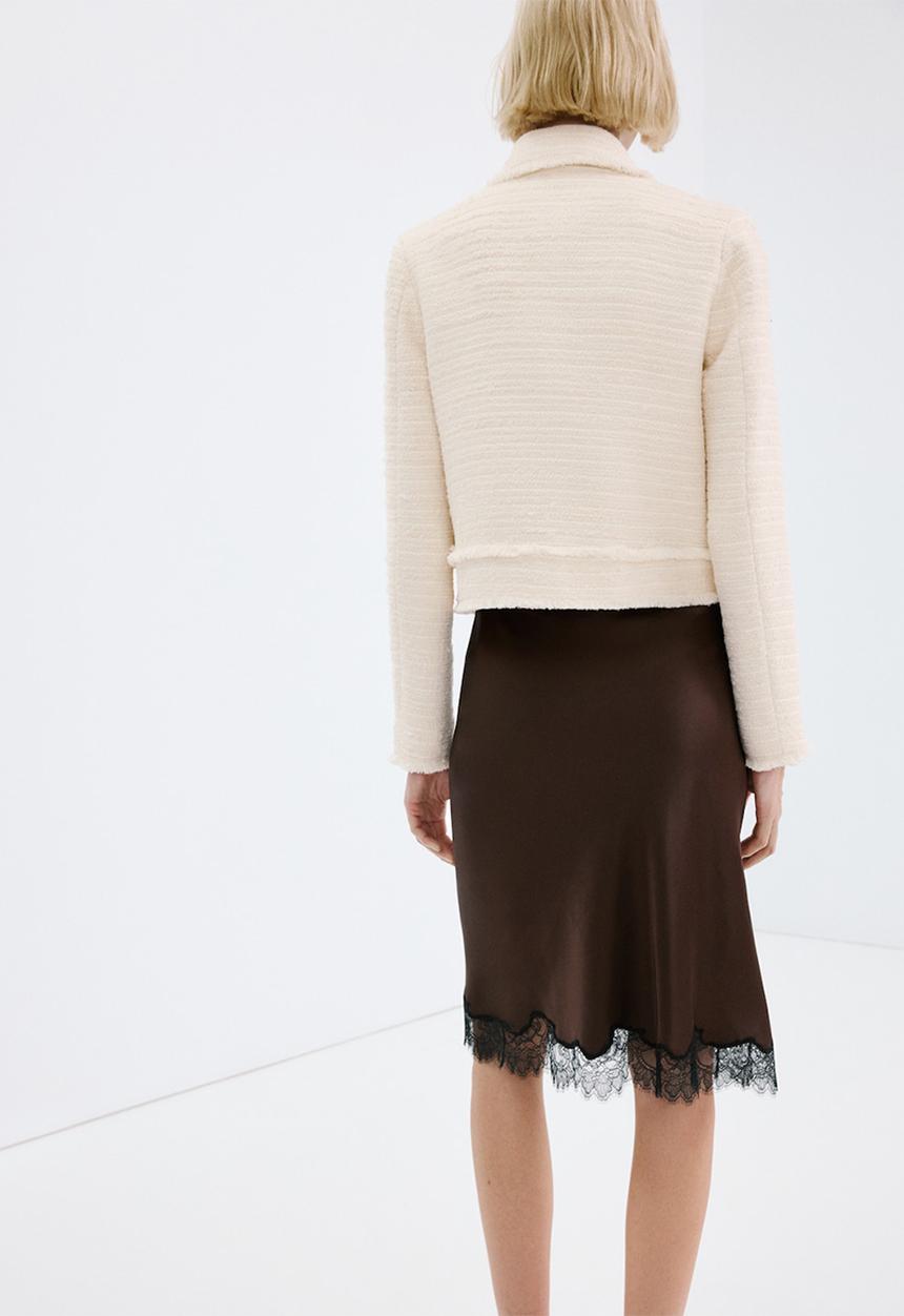 MANGO - Jacket ruti - light beige