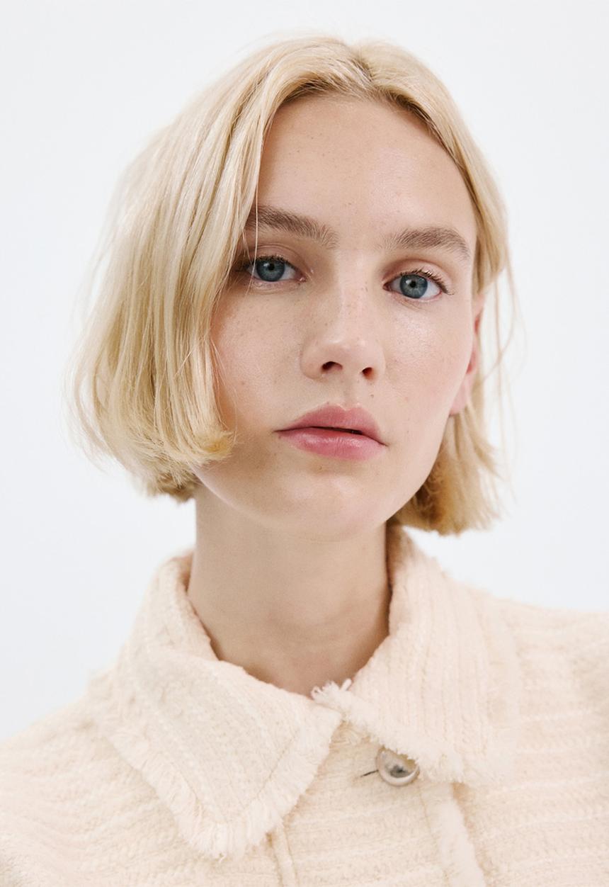 MANGO - Jacket ruti - light beige