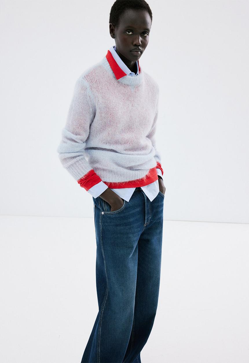 MANGO - Jeans orlando- open blue