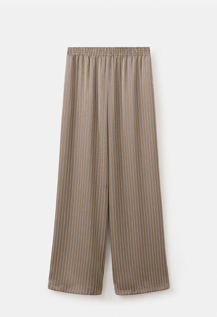 MANGO - Trousers ideale- medium brown