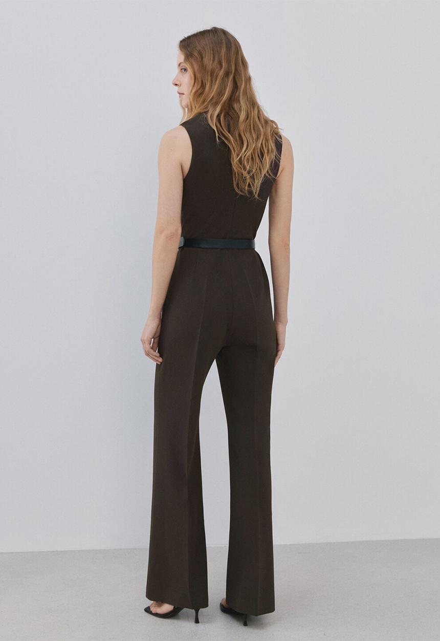 MANGO - Jumpsuit sabina- brown