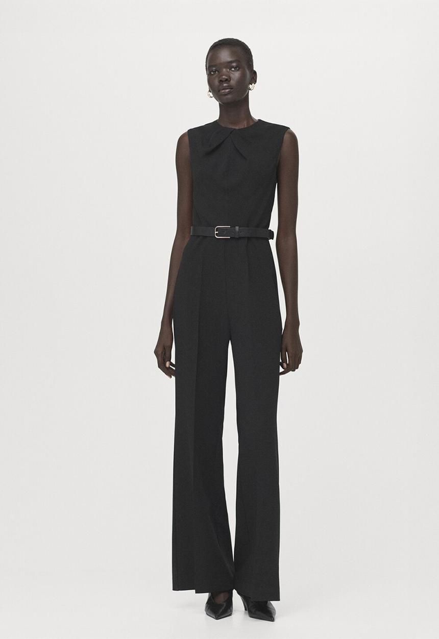 MANGO - Jumpsuit sabina- black
