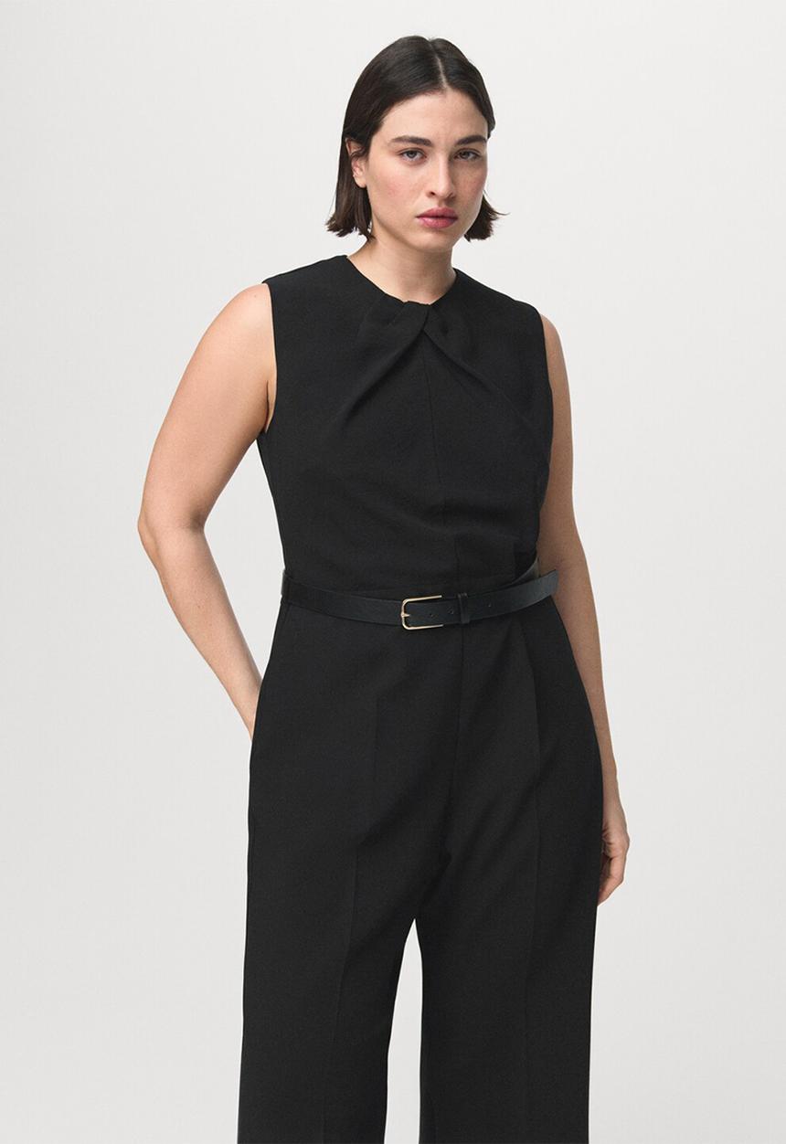 MANGO - Jumpsuit sabina- black