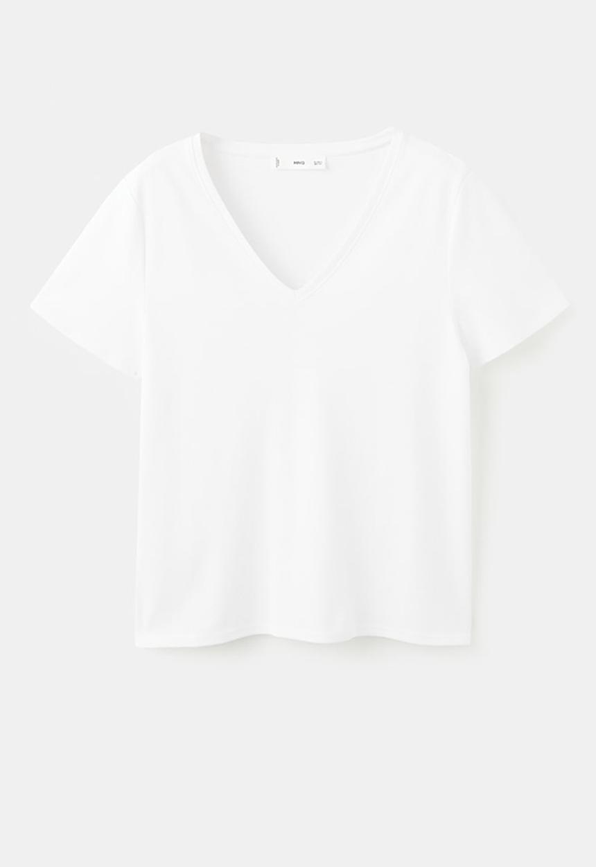 MANGO - T-shirtritapi - white