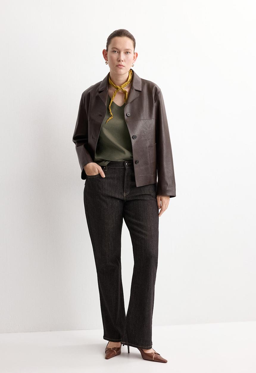 MANGO - Plus t-shirtritapi - khaki