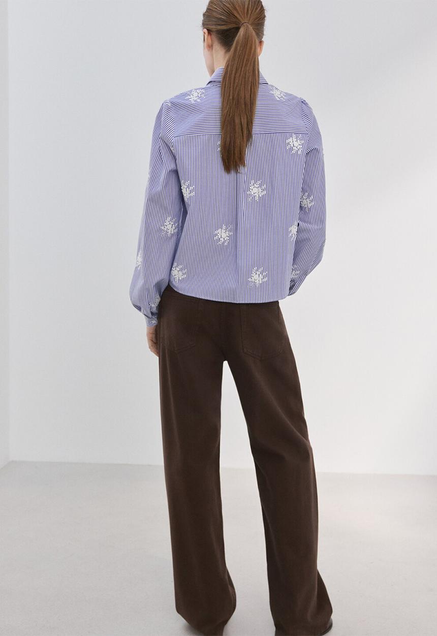 MANGO - Shirt maja- light/pastel blue