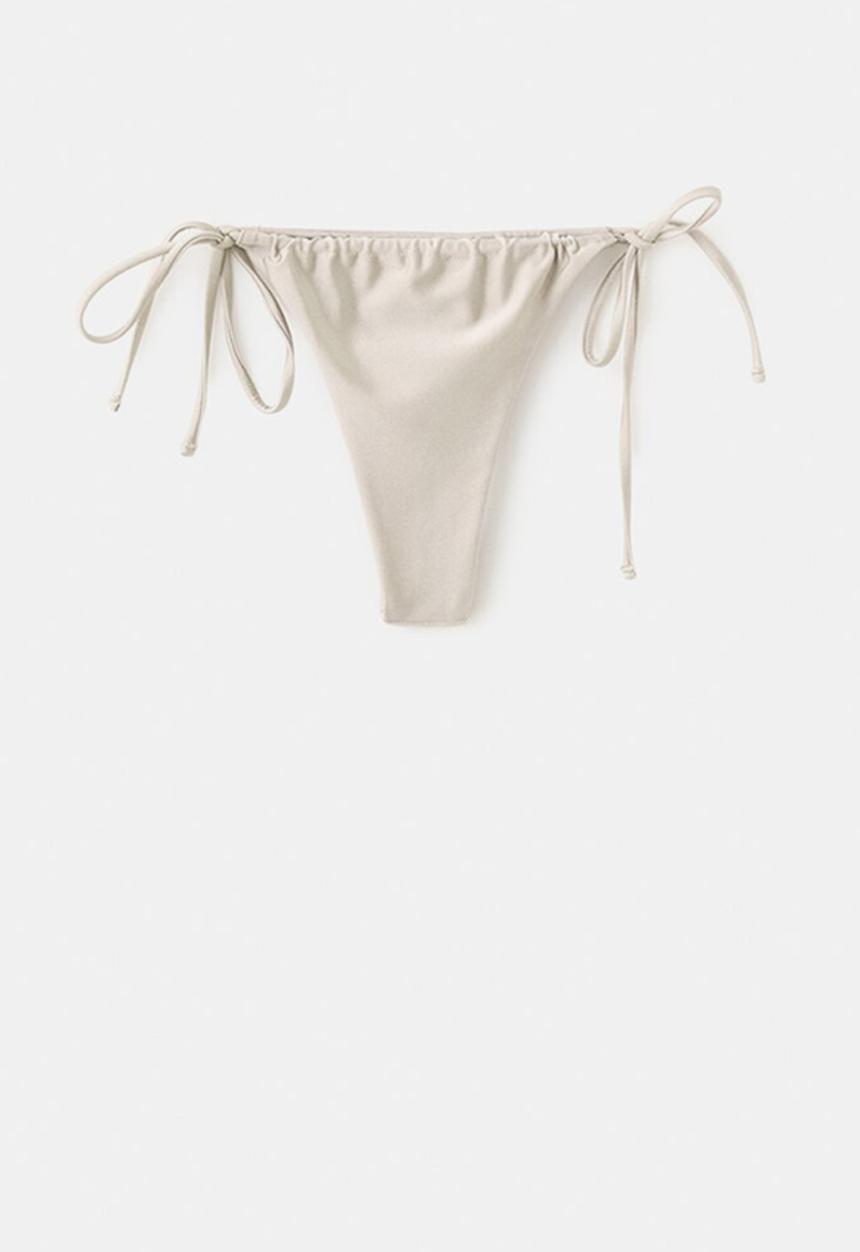 MANGO - Bikini pantie mermaid- light/pastel gray