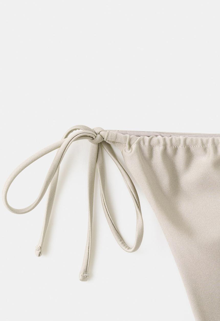 MANGO - Bikini pantie mermaid- light/pastel gray
