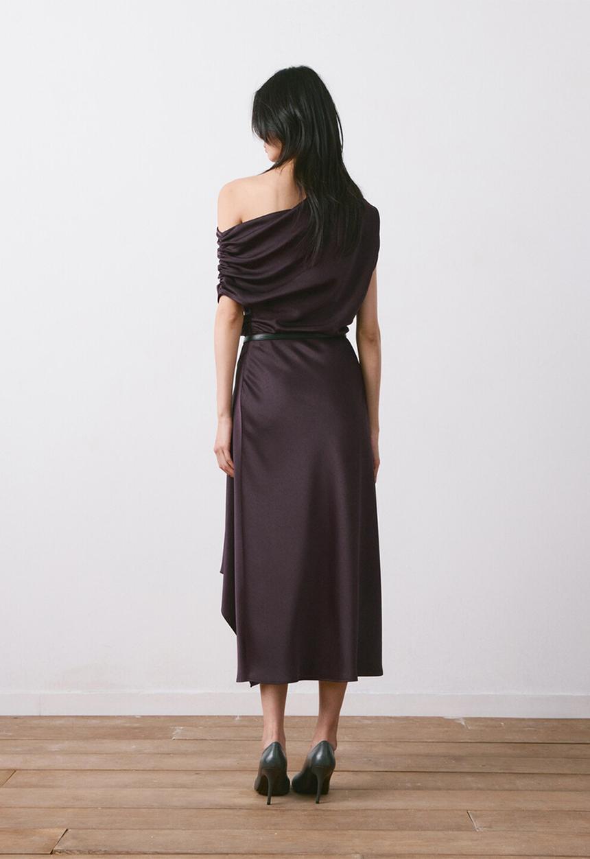 MANGO - Dress mery- dark brown