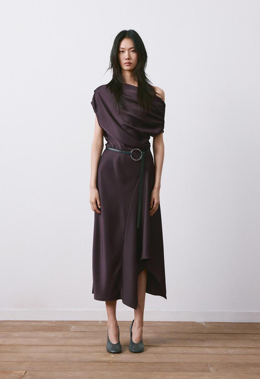 MANGO - Dress mery- dark brown
