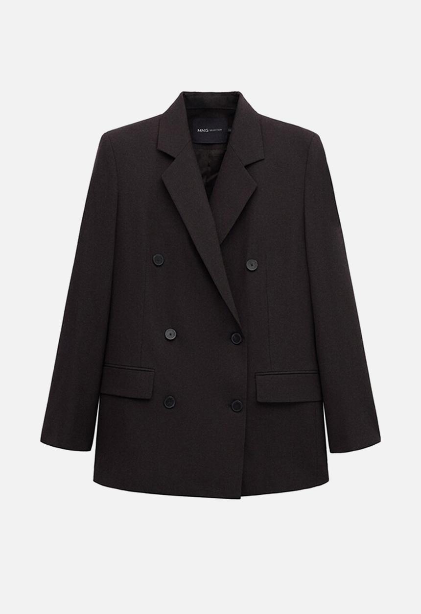 MANGO - Blazer helsinki- dark purple