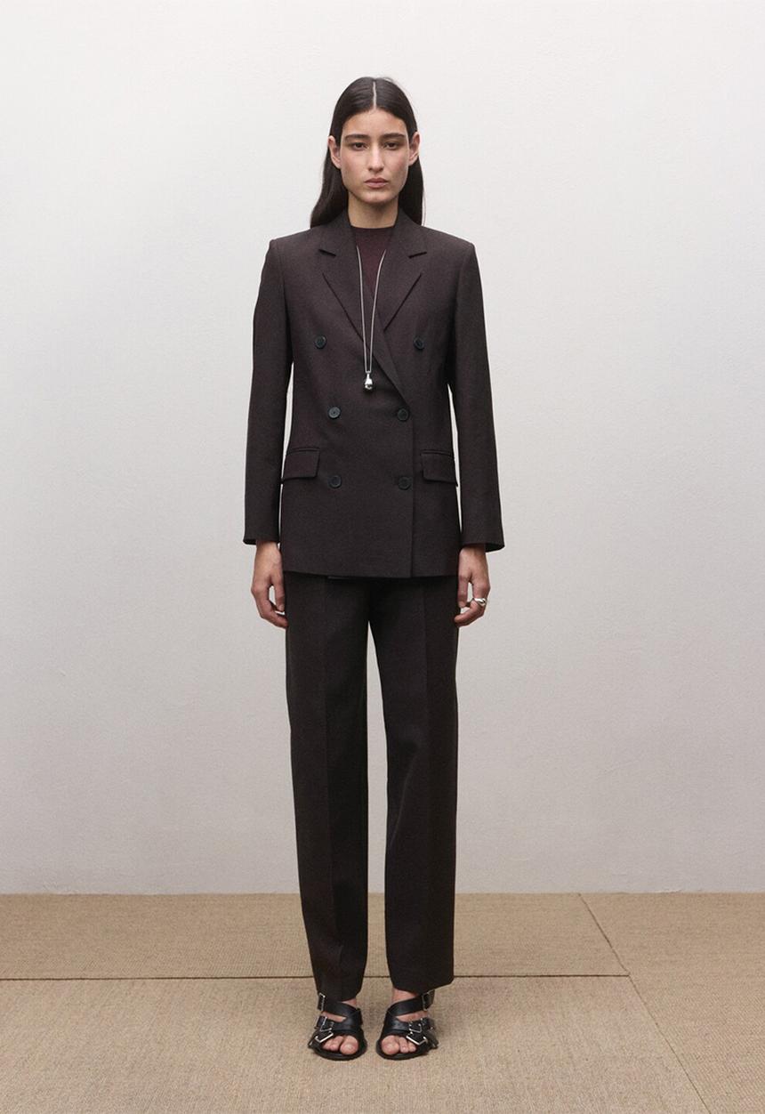 MANGO - Blazer helsinki- dark purple
