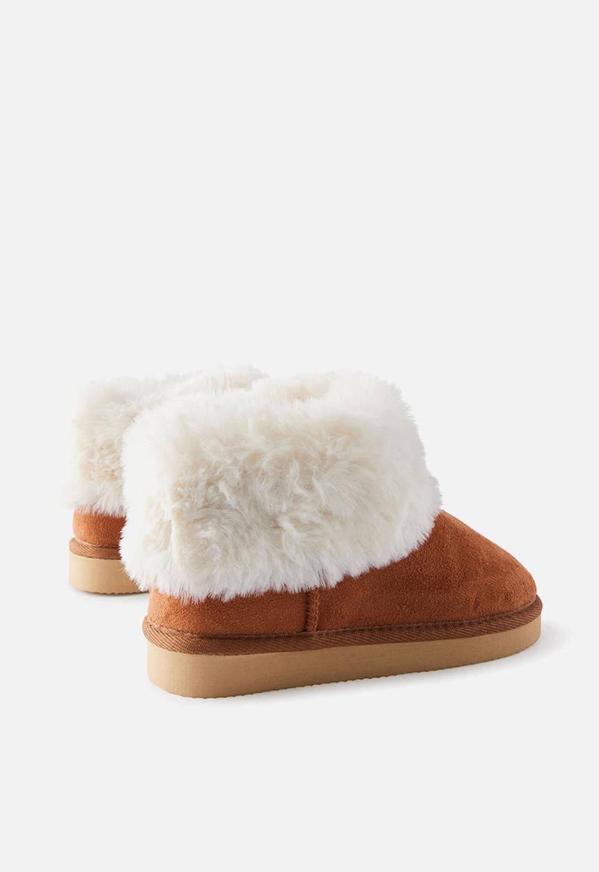 Cotton On - Kids Home Boot - Chestnut